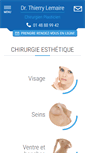 Mobile Screenshot of docteur-lemaire.fr